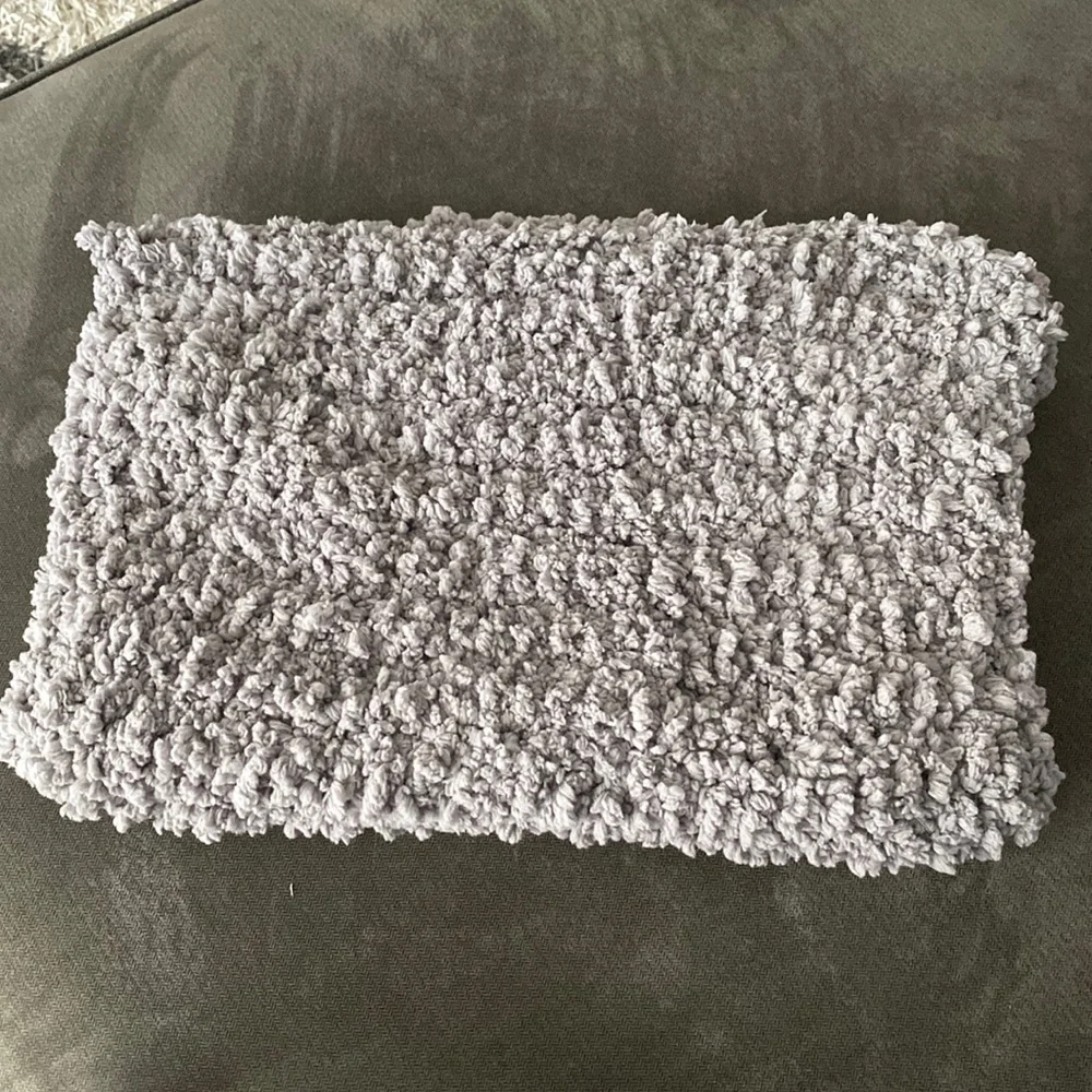 Ultra plush hand crocheted small pet blanket